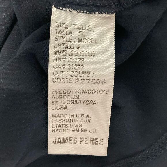 Standard James Perse Women's Dark Navy Blue Black Tank Top Size 2 - Picture 12 of 12
